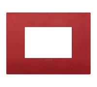 Vimar 19653.75 Plaque Classic, Rouge, 3 modules