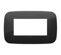 Vimar 19684.81 Plaque Round, 4 modules, noir