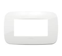VIMAR 19684.84 Plaque Round, 4 postes, Blanc