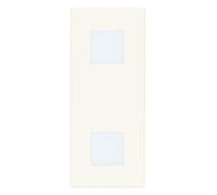 Vimar 30388.B Linea Double voyant de signalisation avec diffuseurs neutres Blanc Livré sans unité de signalisation