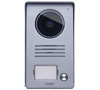 Vimar 40921.P1 Platine de rue audio/vidéo pour Visiophone mains libres LCD 7in, 1 boutons, avec cadre anti-pluie, installation pour pose en saillie