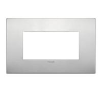 VIMAR Arke série - Cadre Classic 4 modules aluminium