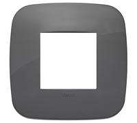 VIMAR Arke série - Cadre Round 2 modules tecnopolimero Gris
