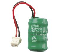 VIMAR Batterie rechargeable Ni-MH 4,8 V 80 mAh modèle Vimar 00910 - remplacemen