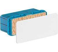 VIMAR Boîte dérivation encastrable avec couvercle blanc et vis 154 x 92 x 70 mm
