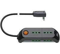 Vimar FP00581.C Multiprise avec interrupteur lumineux, 6 biprises sécurité 6P17/11 2P orientable T 16 A (grande prise) standard italien type SPB