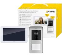 Vimar K42915 Kit portier-vidéo en saillie contenant: portier-vidéo à écran tactile LCD 7" mains libres, platine audio-vidéo RFID, alimentation standards EU, EK, US et AU