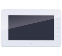 VIMAR K42932 Moniteur supplémentaire avec clavier capacitif mains libres couleur LCD 7 pouces pour kit portier-vidéo, 1 alimentation 40103 etc attaches pour fixation murale