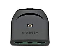Vimar RI.00223N Bpresa Mobile Big SICURY 2P+T 16 A 250 V, Standard Italien Type P17/11, Sortie câble axial, Noir