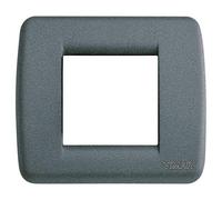 VIMAR série Idea - Plaque Rondo 1 - 2 module métal tableau