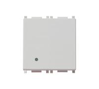 VIMAR série plat - Interrupteur croisé 1 pôle 16 AX 2 module silver