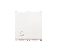 VIMAR série plat - Poussoir 1 pôle 10 A sonnette 2 module blanc