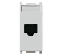 VIMAR série plat - Prise RJ45 netsafe CAT6 UTP 110 Silver