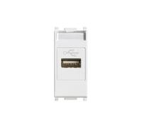 VIMAR série plat - Prise USB Blanc