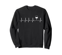 Vin Battement de Coeur Oenologie Amateur Sommelier Sweatshirt
