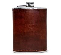 Vin Bouquet Fia 484 Flasque Doublée en Cuir avec Entonnoir Inclus Nerthus, Fourrure