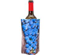 Vin Bouquet FIE 1197 Housse rafraîchissante Raisins Noirs Auto Ajustable Refroidir Bouteilles vin cava Champagne