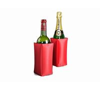 Vin Bouquet FIE 169 Housse rafraîchissante Rouge Auto Ajustable Refroidir Bouteilles vin cava Champagne