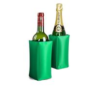 Vin Bouquet FIE 171 Housse rafraîchissante Verte Auto Ajustable Refroidir Bouteilles vin cava Champagne