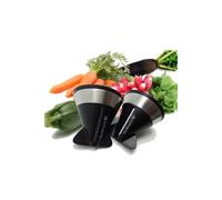 Vin bouquet - set de 2 coupe spirales de légumes plat et dentelé