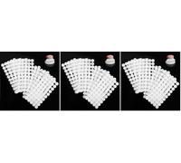 Vinabo 400 Pcs Pastille Scratch Autocollant Double Face Rond 20mm Crochets et Boucles pour DIY, Artisanat (Lot de 3)