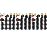 Vinabo Patins pour Chaises, Protection Pied de Chaise en Silicone, 16 Pcs Protege Pied de Chaise avec Tampon Feutré, Capuchons Antidérapants pour Sols en Bois, Réduire Bruit et Rayures (14 mm-20 mm)