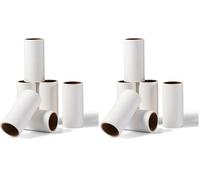 Vinabo Rouleau Adhesif Vetement Recharges 6 Rouleaux,Total 360 Feuilles Rouleau Poils Animaux très Collant,Recharge Brosse Anti Poils Animaux pour Vêtements,Lit,Tapis,Poils d'animaux Chats/Chiens