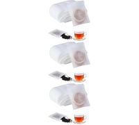 Vinabo Sachet Filtre à Thé Jetable 400 Pièces - Non-Tissé Alimentaire 7x9 cm avec Cordon - Infuseur à Usage Unique pour Thé en Feuilles, Épices, Herbes, Tisanes et Café (Lot de 3)