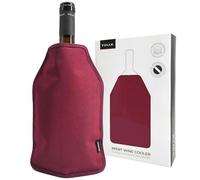 VINAK - Manchon refroidisseur XPERT | Rafraîchisseur pour bouteilles de vin | Gel de qualité non-frost | Fabriqué avec 5 couches isolantes | Bande élastique anti-chute inférieure (Bordeaux)