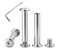 VINATO 20 Pièces Vis à Douille Creuse M4x30mm avec Écrous et llen, Boulon de Connection pour Assemblage de Meubles (Armoire, Lit, Table) en Acier Inoxydable