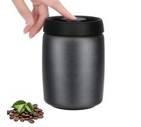VINATO Boite A Cafe hermetique en Acier Inoxydable 0,8L - Récipient sous Vide pour Café, Thé ou Aliments, Boite Café