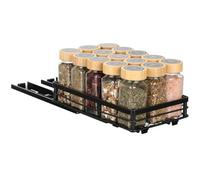VINATO Étagère à Épices Cuisine Étagère Coulissante pour Épices - Rangement Coulissante Cuisine avec Glissières, Porte Epices pour Placard (26 * 15 * 5.5CM)