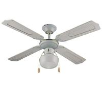 Vinco 70912 Ventilateur pour plafond réversible à 3 vitesses, fonction été/hiver, 50 W -