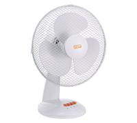 Vinco Ventilateur de Table 3 Pales 45W Blanc Oscillant Avec Trois Vitesse