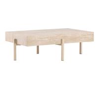 Vind Table basse 76 x 130 cm Vadholmen - Bois blanchi