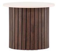 Vind Table d'appoint ronde Visingsö - Marron beige