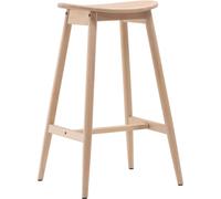 Vind tabouret de bar Orust hévéa - Bois clair