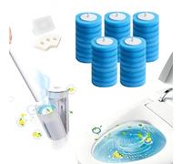 Vingspina Brosse WC Jetable Recharge | Barre de Toilette Avec 40 Remplissages, pour Nettoyeur de Toilette，Salle de Bain, évier, Baignoire