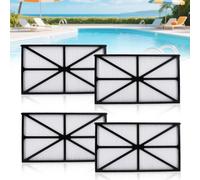 VINGVO Filtre Robot Piscine Compatible RCX70101 Lot de 4,Cartouche Filtrante de Rechange pour Hayward Tiger Shark AquaVac SharkVac,Filtre Nettoyeur Piscine Robotique Lavable
