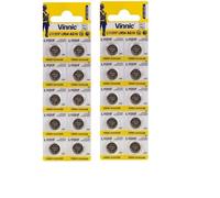 VINNIC 20 Piles Ag10 LR54 LR1130 SR1130 W 389 G10