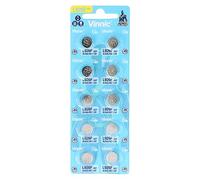VINNIC Button Cell AG7 L926F LR57 Lot de 10 Piles alcalines