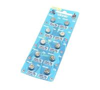 Vinnic Lot de 10 Piles alcalines AG3 1,5 V Mini G3 LR41 L736 de Longue durée - 1 Carte Blister
