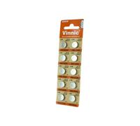 Vinnic Lot de 10 Piles alcalines LR43 V386 386 AG12 L1142 pour Montre