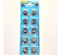 Vinnic Lot de 10 Piles alcalines LR44 V357 357 AG13 L1154