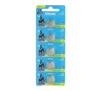 Vinnic Lot de 5 Piles alcalines 1,5 V 625 / EPX625G / LR9 / L1560 sous Blister