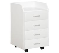 Vinsetto - Caisson de bureau - Panneaux de particules - 40x36x65cm - Blanc