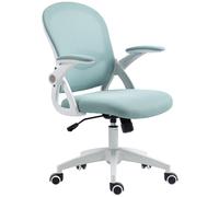 Vinsetto Chaise de Bureau Ergonomique avec Dossier en Maille et Hauteur Réglable, 65,5x61,5x88-97,5cm, Bleu