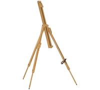 Vinsetto Chevalet d'artiste en bois sur pieds pliable portable supporte des toiles jusqu'à 66/107 cm bois naturel