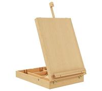 Vinsetto Chevalet de Table en Bois pour Toile jusqu'à 61 cm Réglable