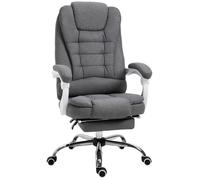 Vinsetto - Fauteuil de bureau - Polyester - 65x70x118cm - Gris foncé